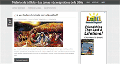 Desktop Screenshot of misteriosbiblia.com